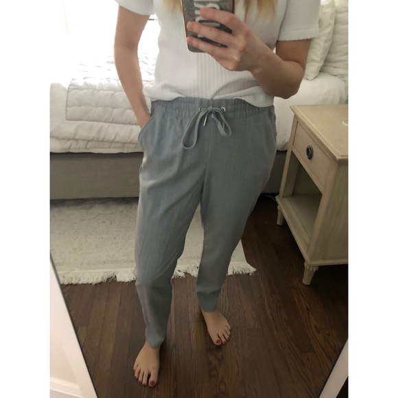 H&M Grey Tailored Sweatpants / Joggers US 6 - Picture 2 of 4